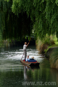 Punting on the Avon